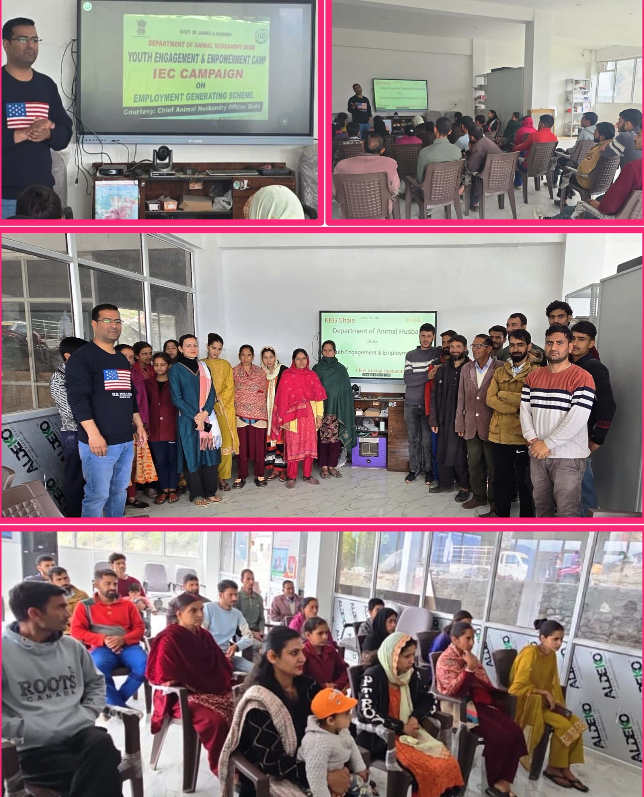 Youth Engagement camp held at Village Shaie Arnora-DodaLocals sensitized to livelihood potential in Animal Husbandry sector Youth Engagement camp held at Village Shaie Arnora-DodaLocals sensitized to livelihood potential in Animal Husbandry sector