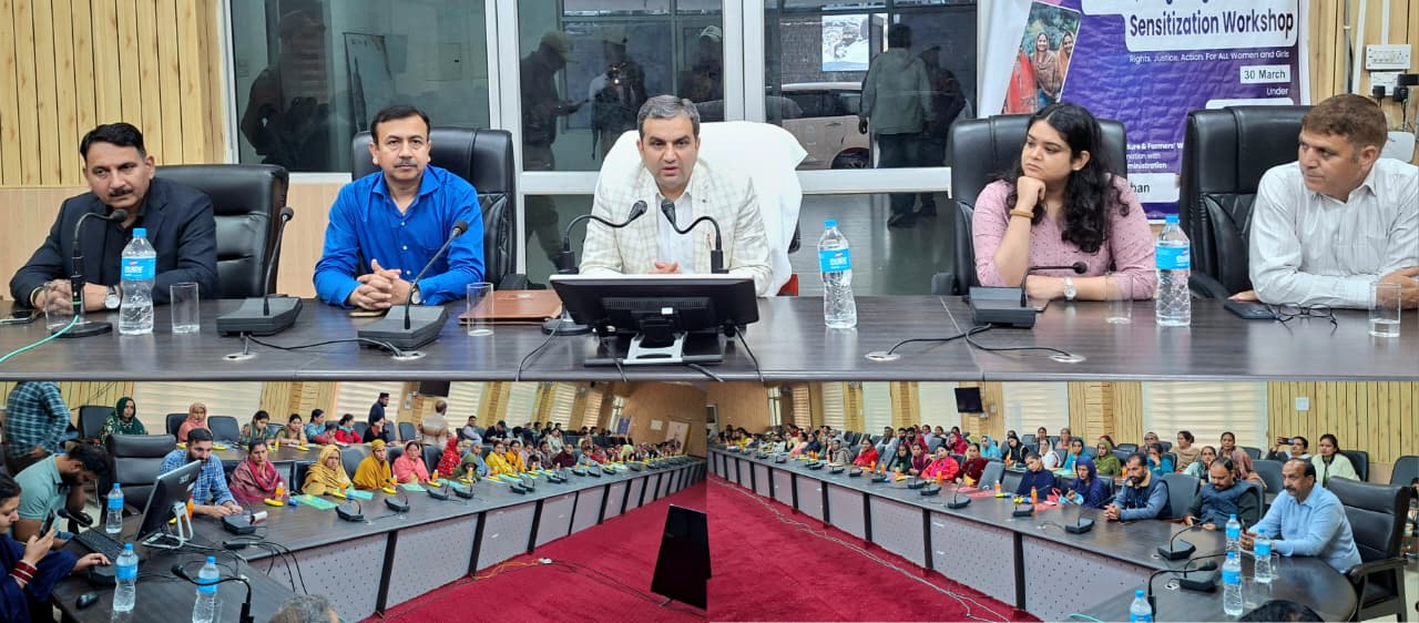 Ramban: DC presides over Workshop on Gender Targeting & Inclusion Sensitization under JKCIP Ramban: DC presides over Workshop on Gender Targeting & Inclusion Sensitization under JKCIP
