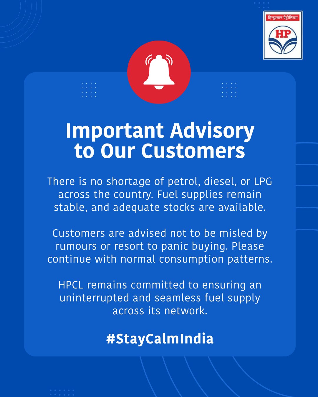 There is no shortage of petrol, diesel, or LPG across the country