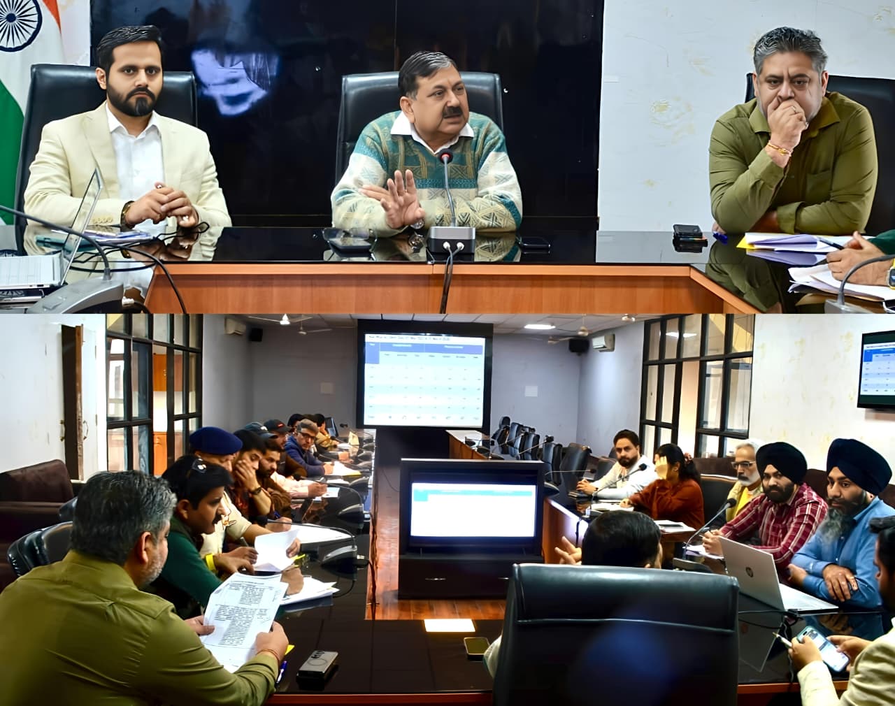 DC Poonch reviews implementation of Road Safety PlanStresses concrete corrective measures at accident-prone spots