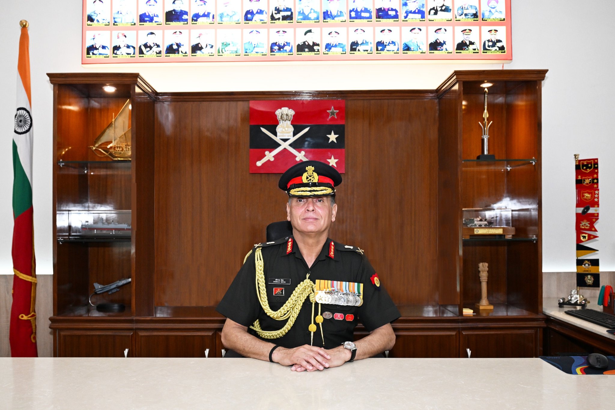 Lieutenant General Dhiraj Seth, PVSM, UYSM, AVSM assumed the appointment of Vice Chief of the Army Staff VCOAS of the IndianArmy Lieutenant General Dhiraj Seth, PVSM, UYSM, AVSM assumed the appointment of Vice Chief of the Army Staff VCOAS of the IndianArmy