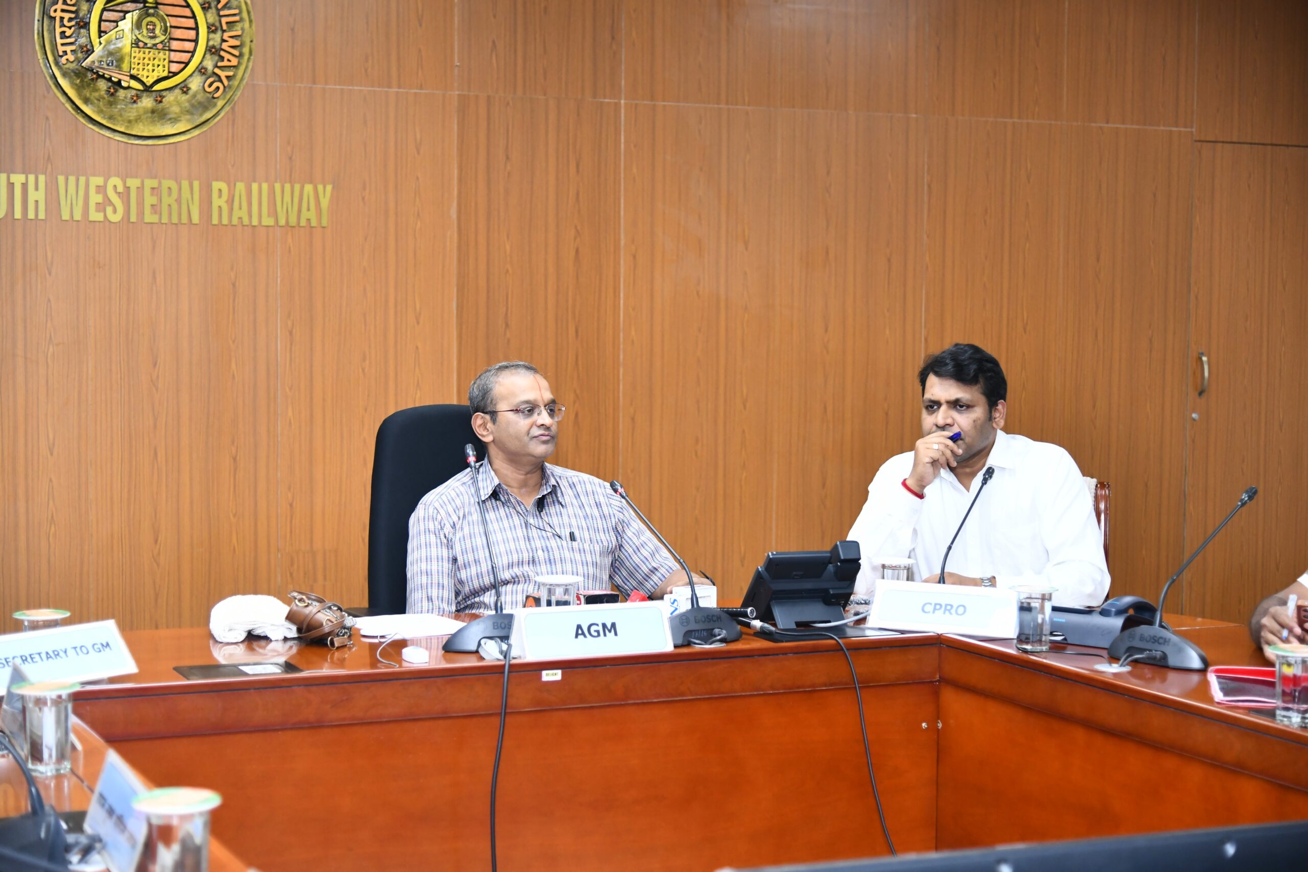 Additional General Manager P. Ananth addressed the media today on SWR’s performance in FY 2025–26 Additional General Manager P. Ananth addressed the media today on SWR’s performance in FY 2025–26