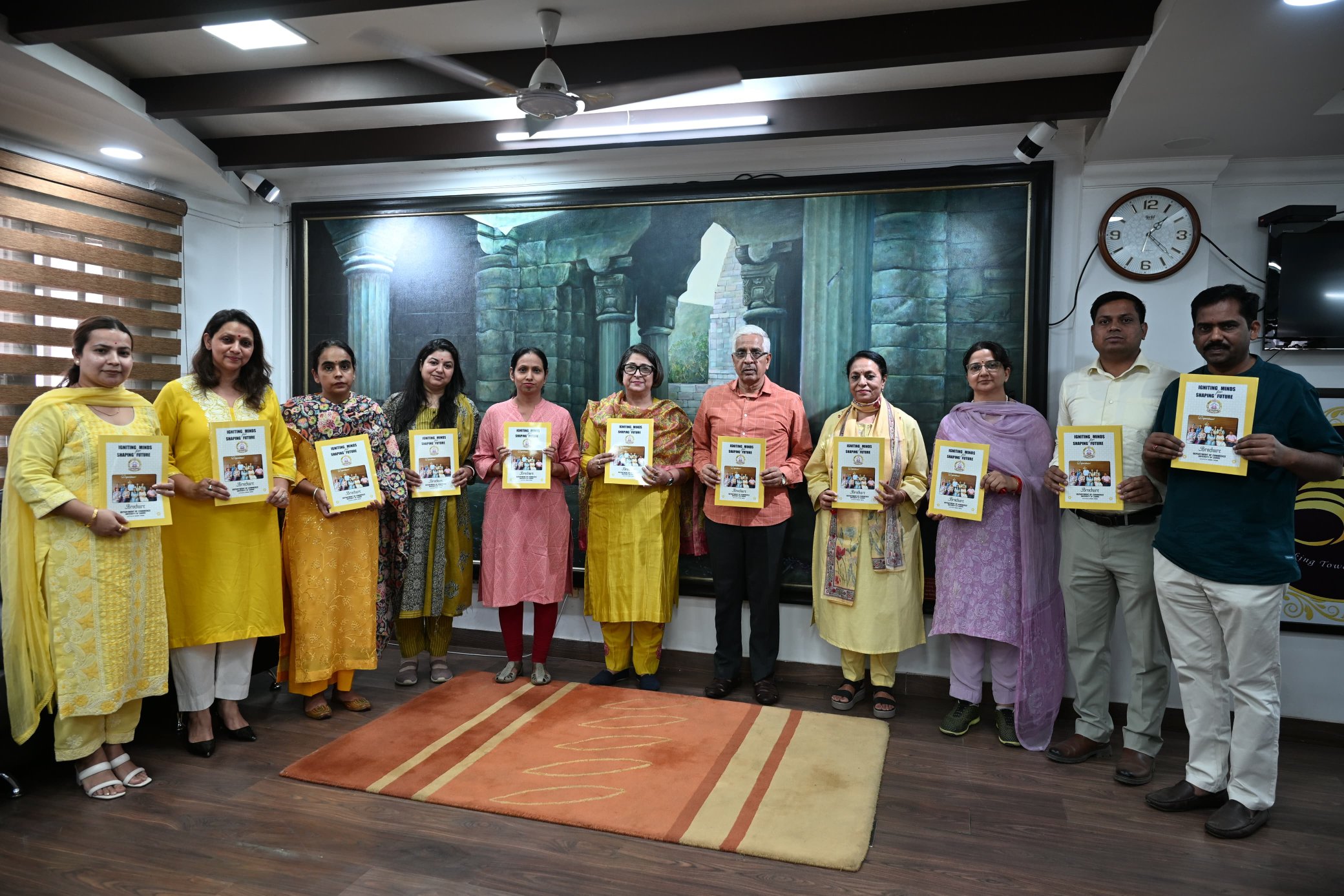 The Department of Commerce, University of Jammu, released its departmental brochure reflecting its academic and co-curricular initiatives in the presence of the Hon’ble Vice-Chancellor, Dean, Faculty of Business Studies, and faculty members