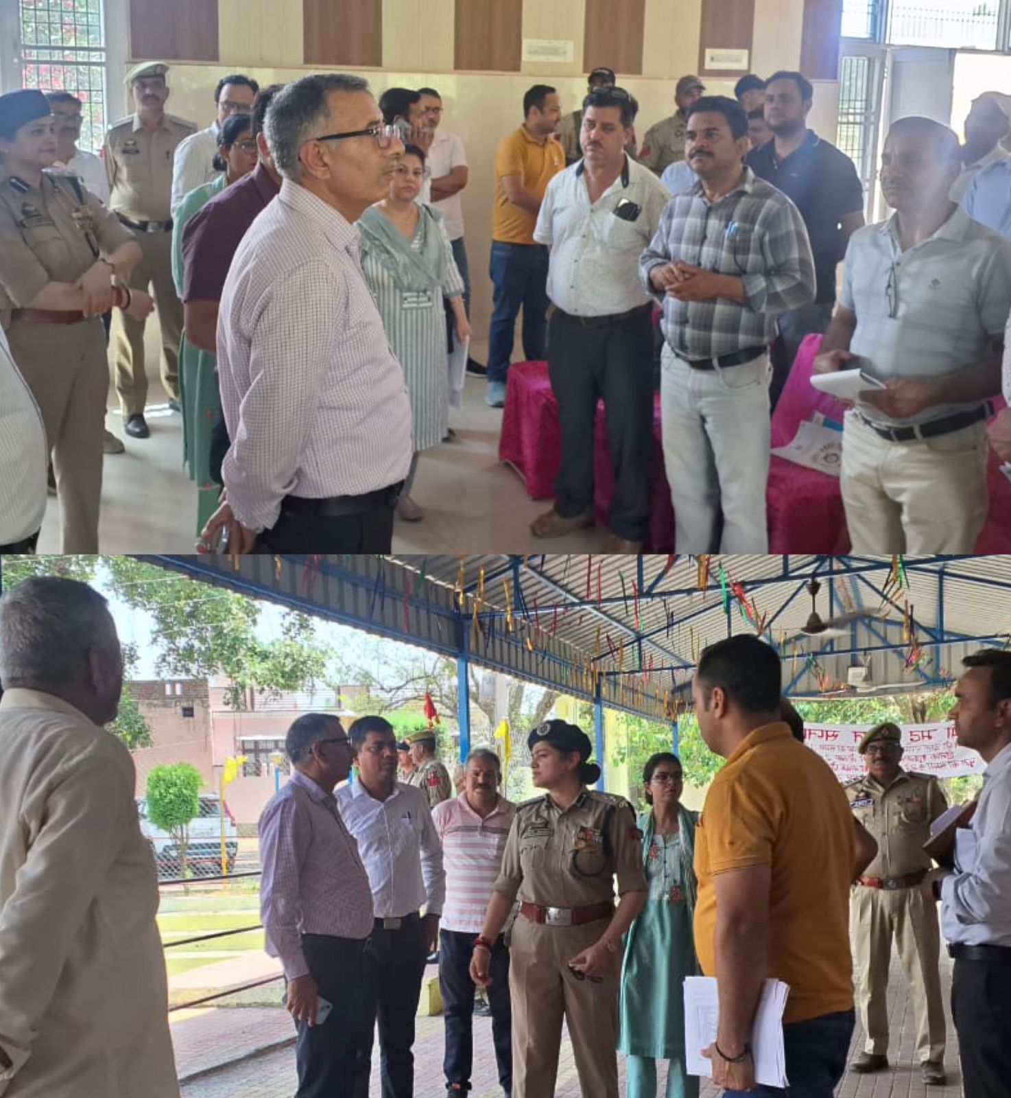 DC Kathua inspects Lodgement centres in Hiranagar Sub-Division