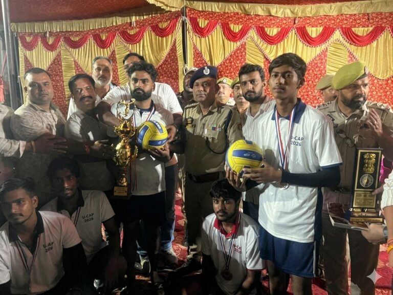 Samba Police has organized a Volleyball tournament under the Civic Action Programme (CAP) 2026-2027 at Madana under the jurisdiction of Police Station Purmandal