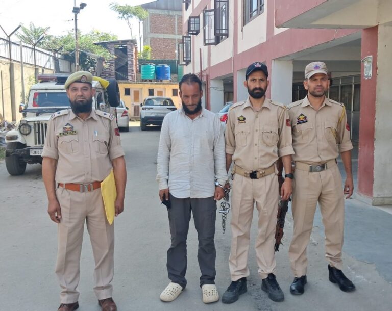 Zero Tolerance Against Drugs: Anantnag Police booked notorious drug peddler Khursheed Ahmad Rather S/o Gul Mohd Rather R/o Waghama Bijbehara under PIT-NDPS Act for repeated involvement in drug trafficking
