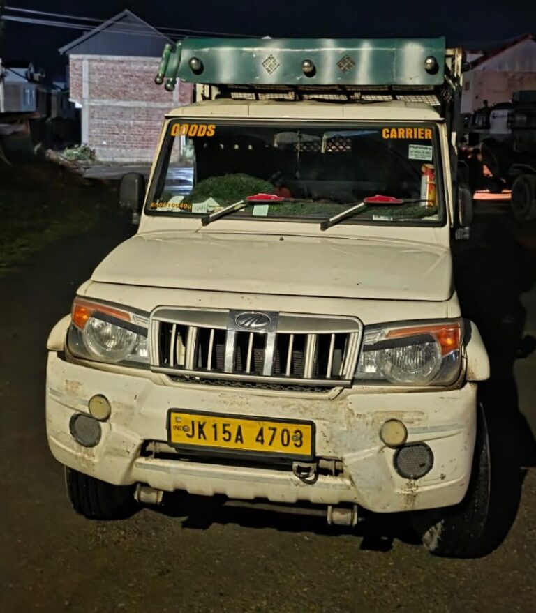 Hit-and-run case at Chak Rody Khan cracked within 24 hours.Sopore Police traced and seized the offending vehicle and arrested the accused driver. One of the two motorcycle riders injured in the accident later succumbed at SKIMS Soura