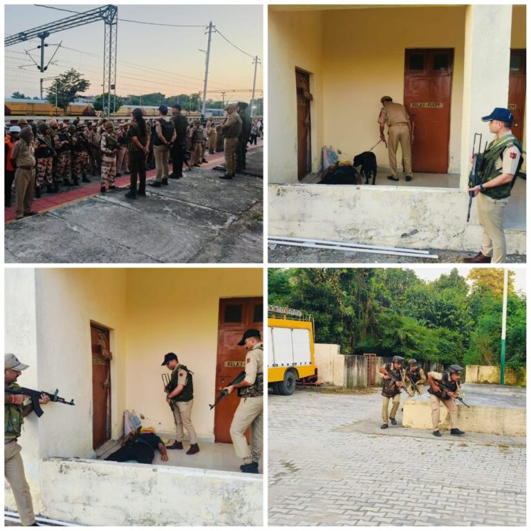 SAMBA POLICE CONDUCTS MULTI-AGENCY MOCK DRILL AT RAILWAY STATION SAMBA TO STRENGTHEN EMERGENCY PREPAREDNESS