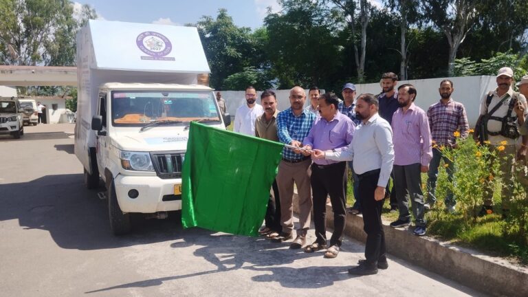 DC Poonch Ashok Kumar Sharma flagged off a Census Awareness Van for snow-bound & remote villages of Tehsil Mandi and Surankote to disseminate Phase-II Population Enumeration information and ensure inclusive, people-centric outreach