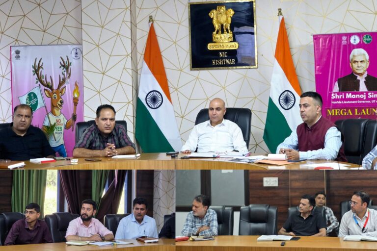 DC reviews ODOP, District as Export Hub Programme implementation in Kishtwar district