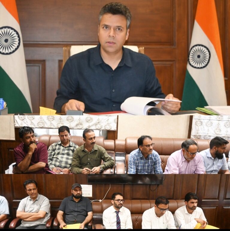DDC Anantnag reviews progress of RRP&MAH SchemeEmphasises time-bound, quality execution