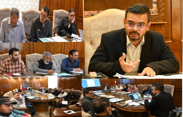 DC Kulgam reviews Action Plans for Youth EmpowermentEmphasizes maximum outreach and meaningful activities
