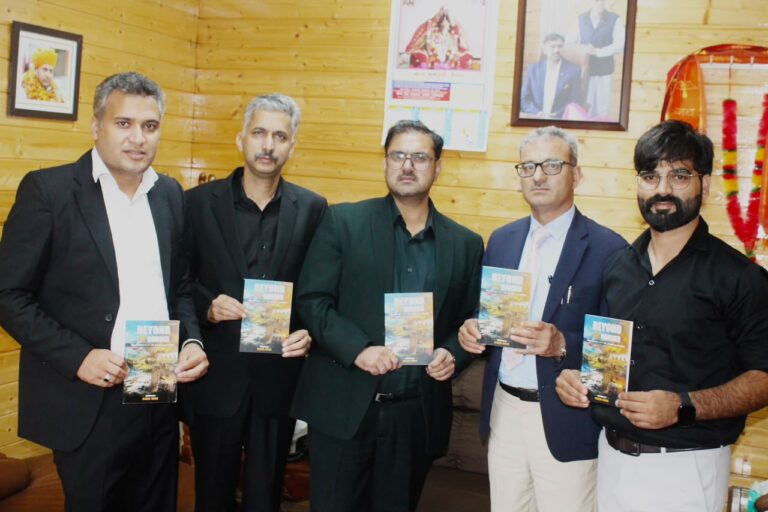 The Book “BEYOND THE BORDER” by Journalist Mohd Aaqib Khan Released at Civil Secretariat, Srinagar
