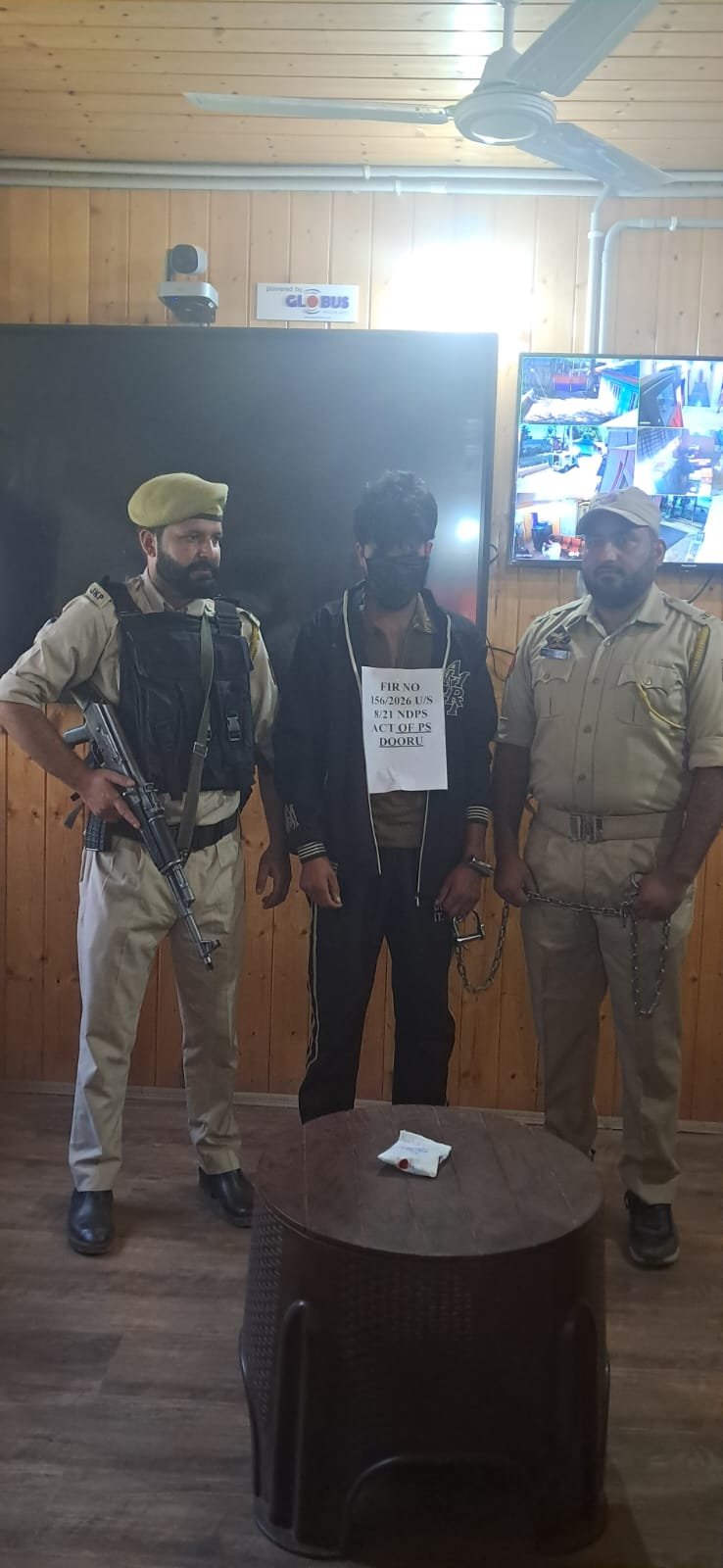 Intensified crackdown on drugs: Anantnag Police apprehended 2 drug peddlers in separate incidents at Bus Stand Anantnag & Kapran, Dooru, recovered charas & heroin. Cases registered, investigation underway