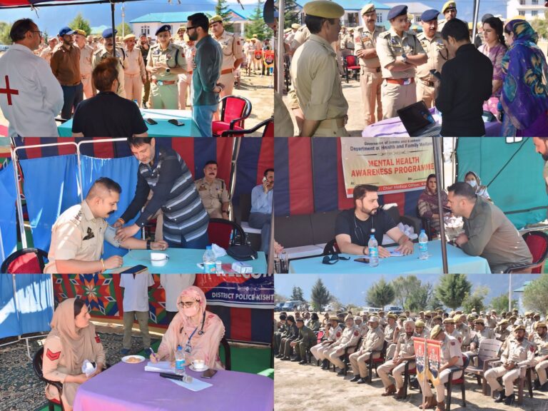 #DISTRICT POLICE #KISHTWAR #ORGANISES #FREE #MEDICAL CHECK-UP #CAMP AT DPL #KISHTWAR