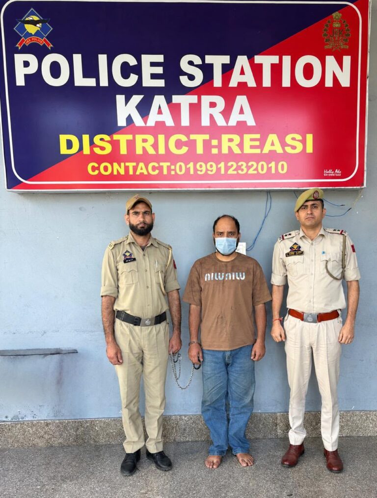 Reasi Police Busts Fake Travel Agent Racket in Katra; Accused Arrested